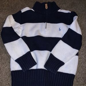 Ralph Lauren quarter zip down sweater size 4